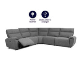 MNS Aussie Express Fabric Recliner Corner Sofa 2 Corner 2 Power Recliner MNS (MY NEW SOFA) LTD