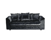 Silver Crush Velvet 2 seater Sofa