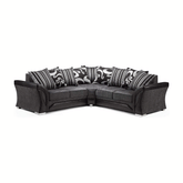 Shanon Corner Sofa Black/Grey