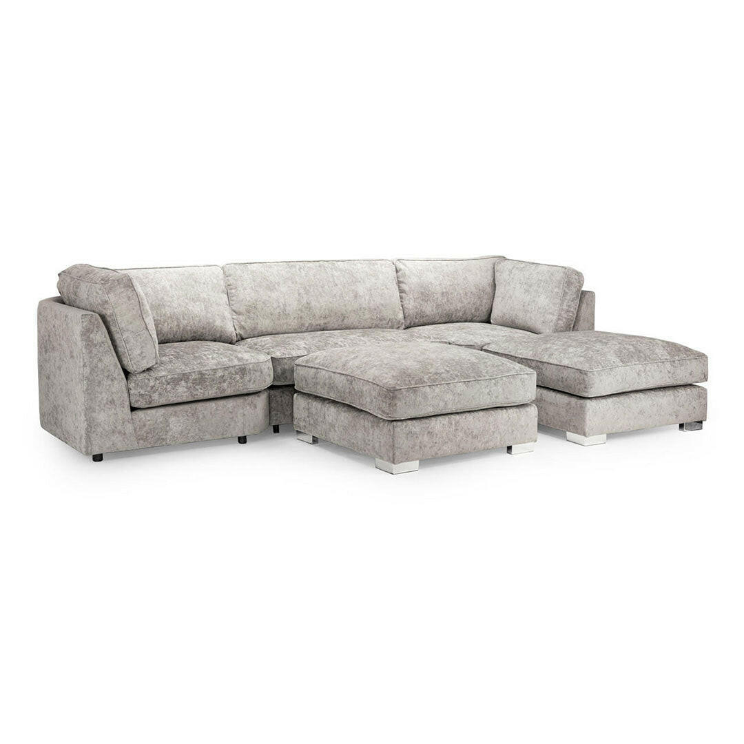 Bishop U Shape Sofa High Back Truffle