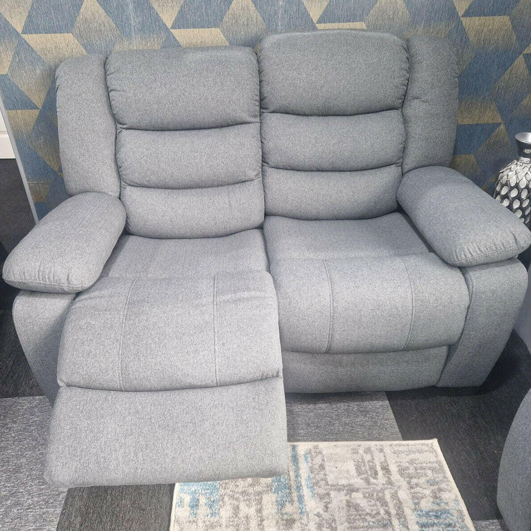 ROMA FABRIC SOFA 3+2 SEATER GREY
