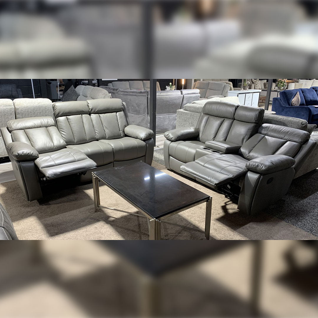 Vancouver Leather Recliner Sofa 3+2 Seater