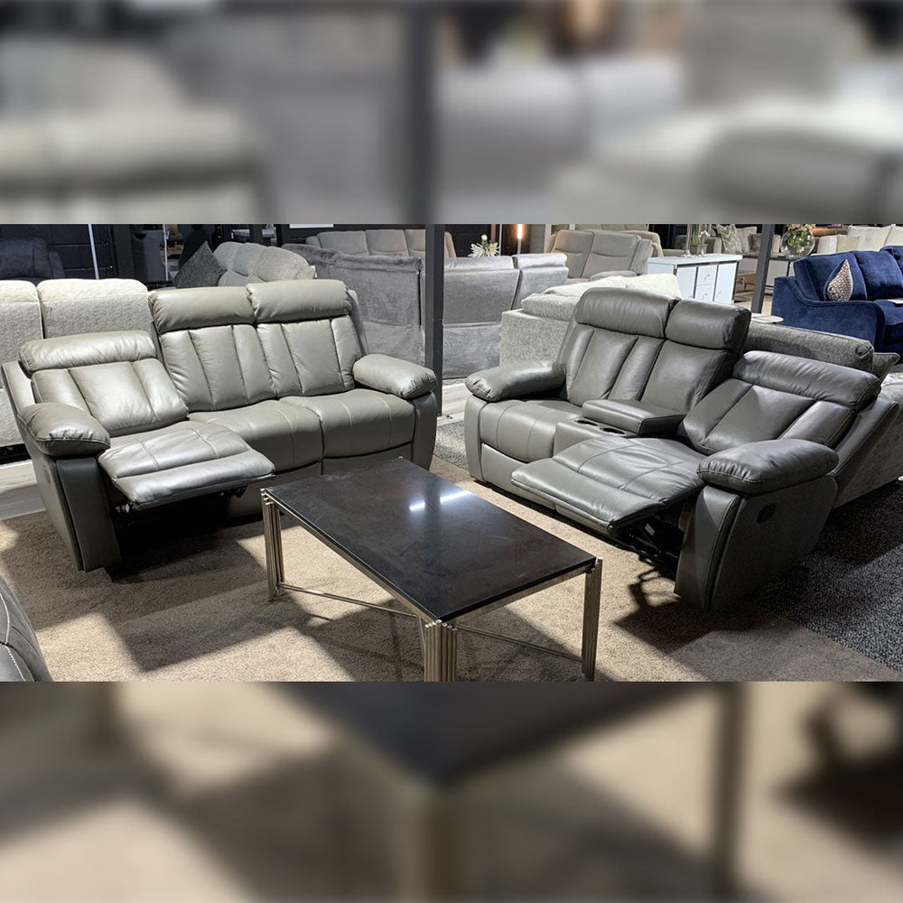 Vancouver Leather Recliner Sofa 3+2 Seater