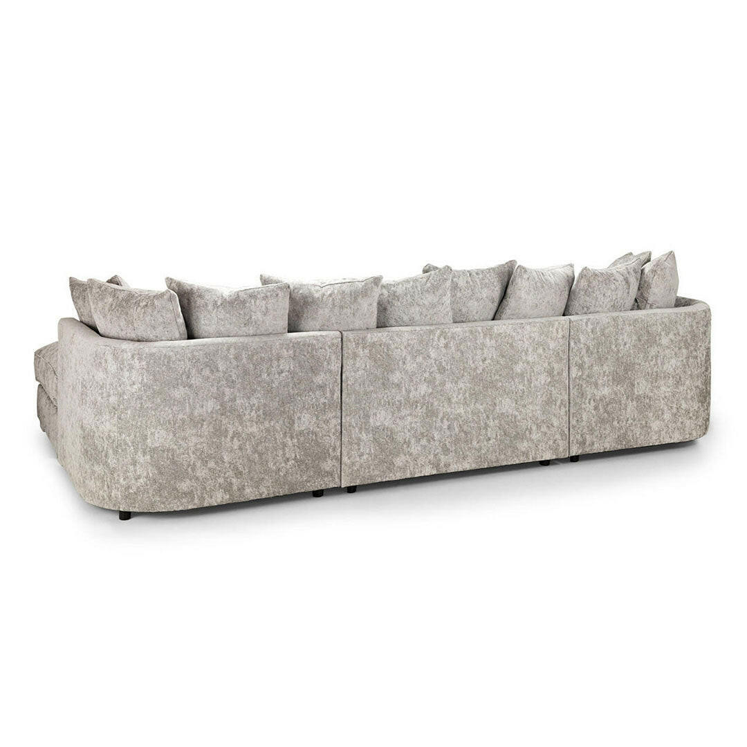 Bishop U Shape Sofa Scatter Back Truffle