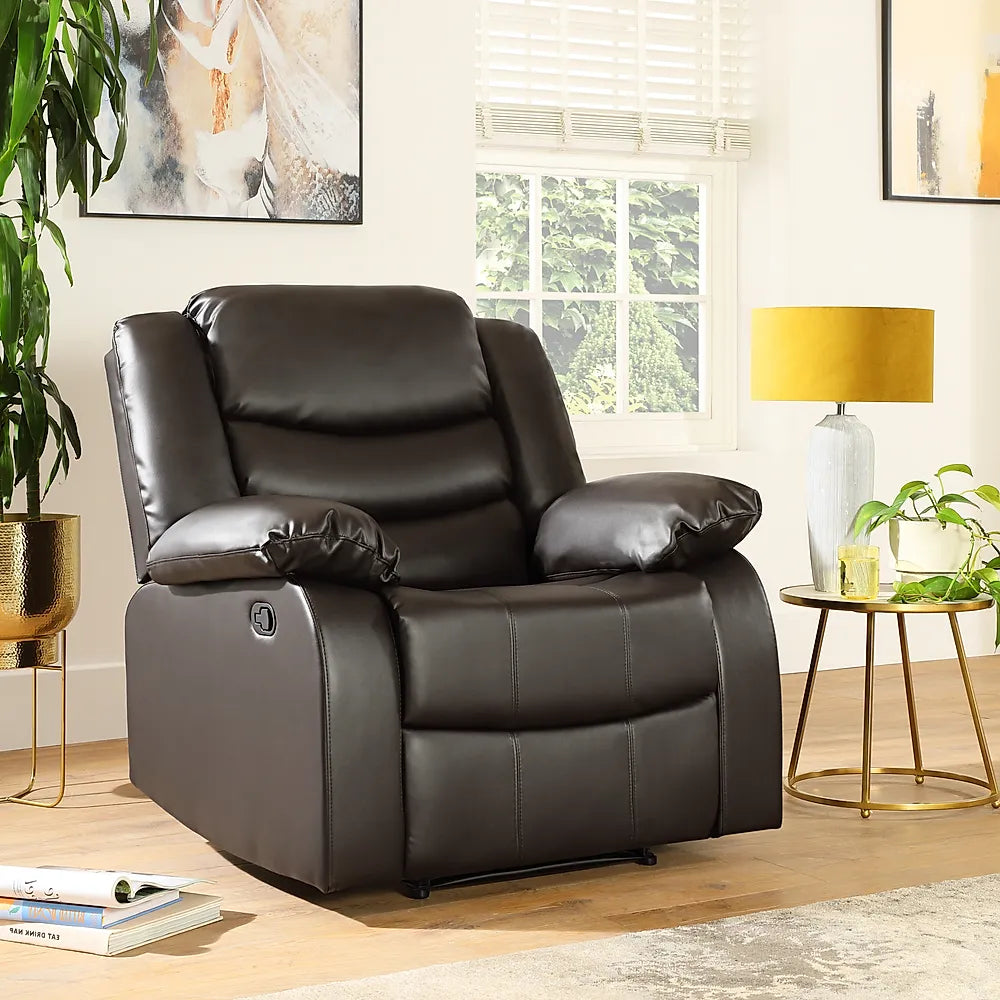 MNS Roma Leather Recliner Sofa Arm Chair