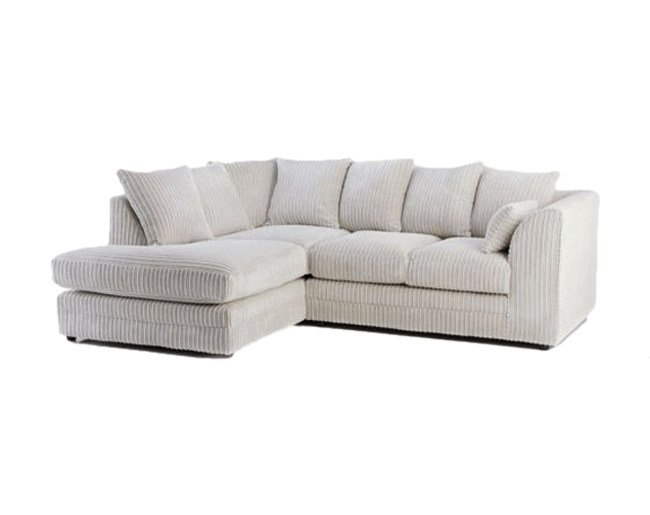 Seal Jumbo Cord 4 seater left Sofa