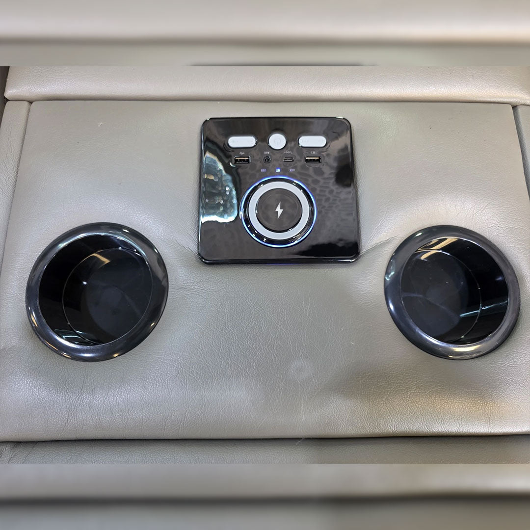 Parada Leather Electric Recliner Sofa 3+2 Seater-Bluetooth/USB/C-Type/Led/Cooling-Cup Holders