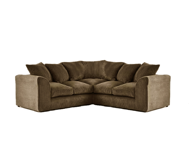 Mink Jumbo Cord 5 seater Sofa