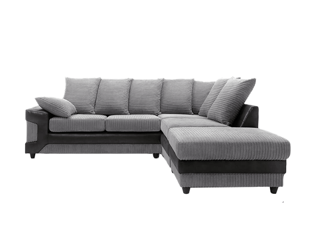 Dark gry Dino jumbo Cord 4 seater