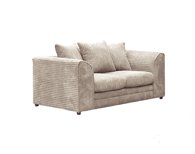 Cream Jumbo Cord 2 seater Sofa