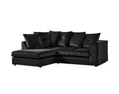 Sky Plush Velvet  4 seater left corner  Sofa