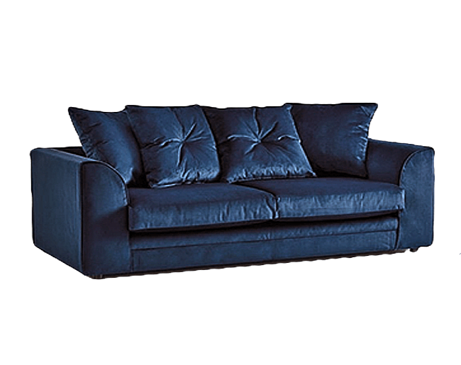 Dylan Plush Velvet  3 Sofa