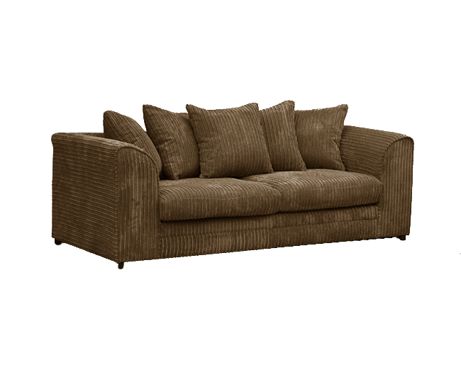 Cream Jumbo Cord 3 seater Sofa