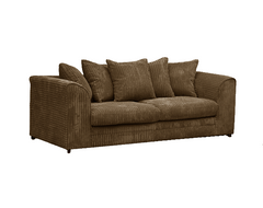 Cream Jumbo Cord 3 seater Sofa