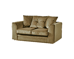 Steel Plush Velvet 2 Sofa