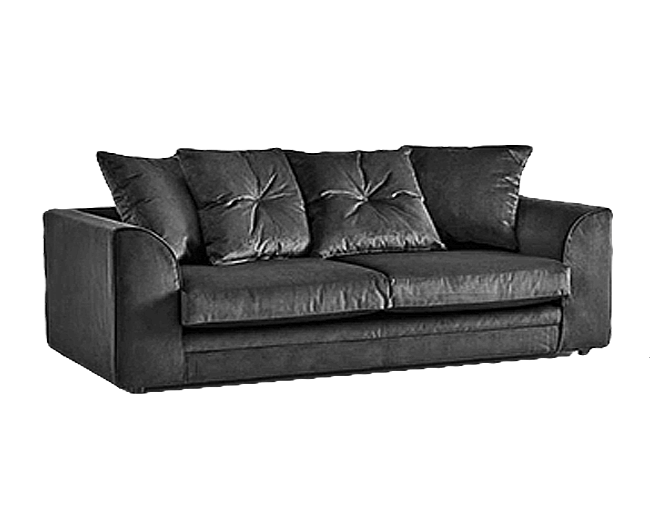 Sky Plush Velvet  3 Sofa