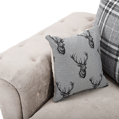 VERONA SCATTER BACK 3 SEATER SOFA MINK