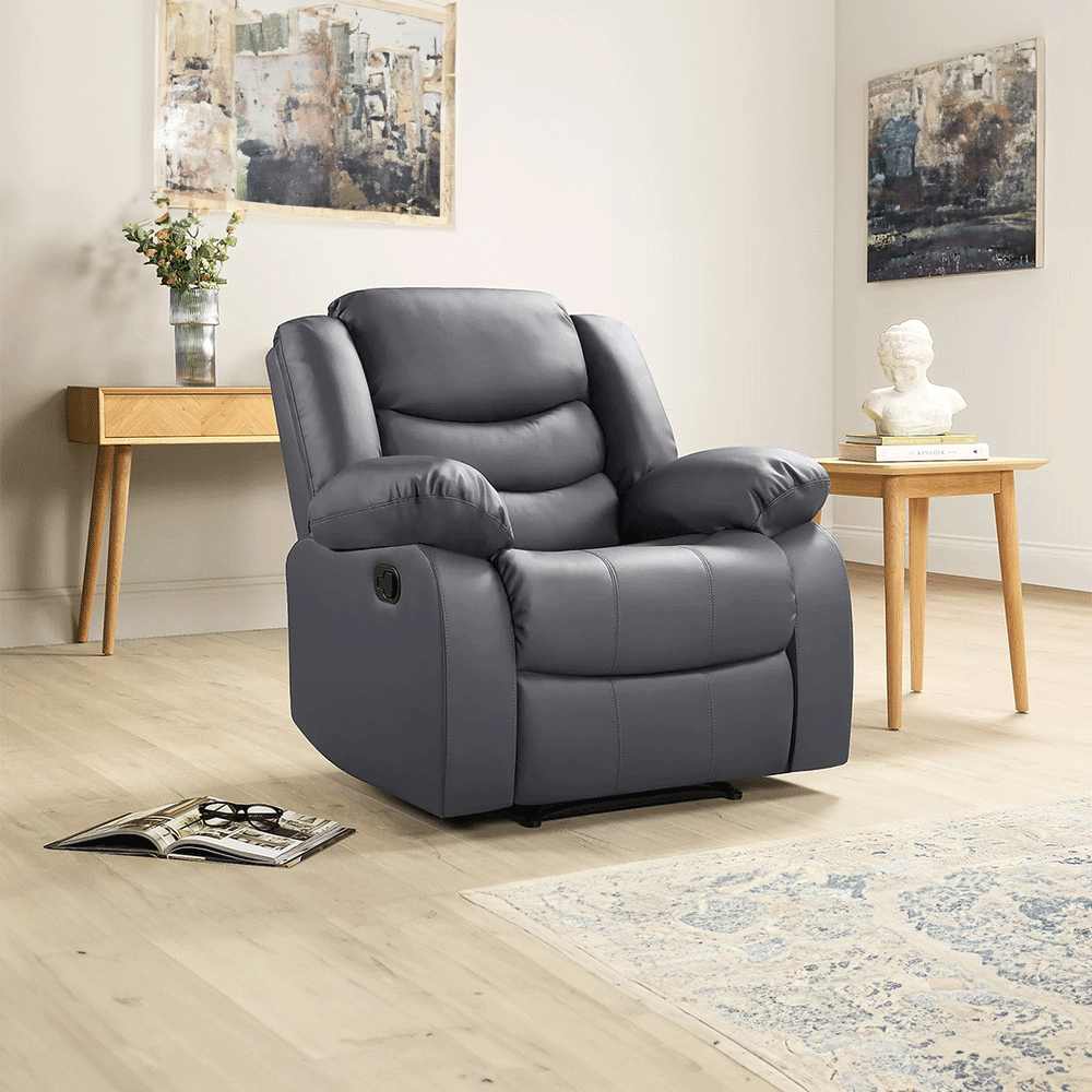 MNS Roma Leather Recliner Sofa Arm Chair