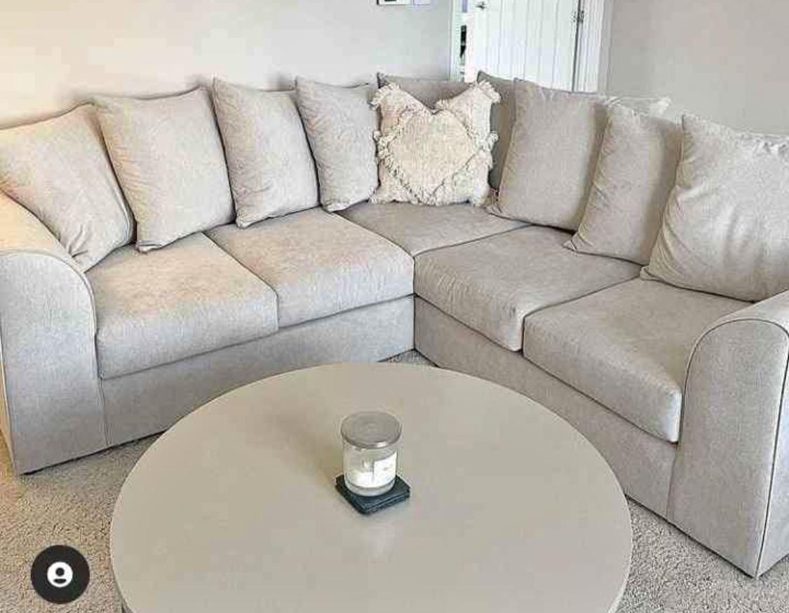 Dylan Plush Velvet  5 seater dual arm   Sofa