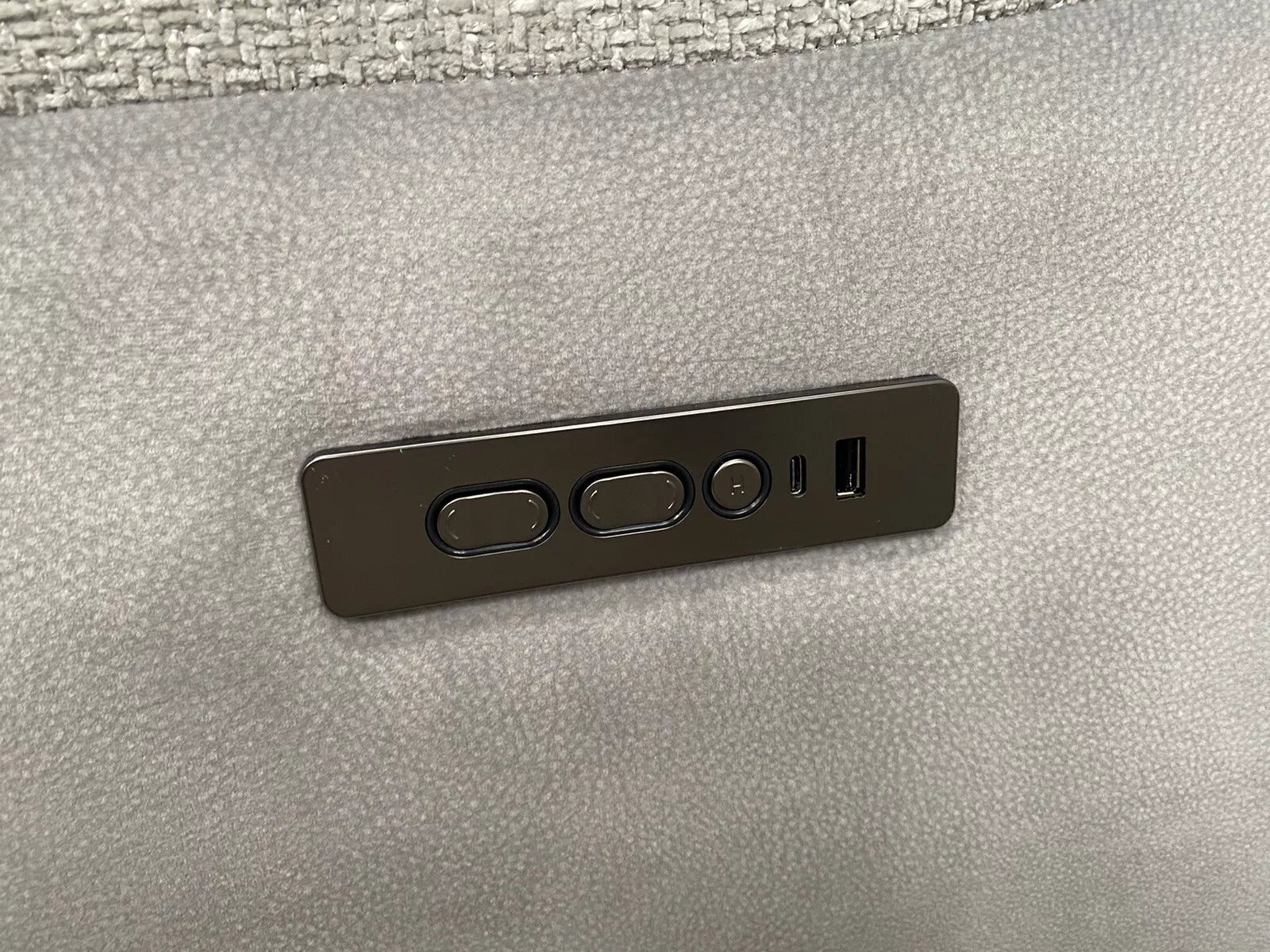 MNS Lakelyn Express Fabric Electric Recliner Modular Corner Sofa With USB Ports Power Recliner Sofa