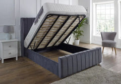 OTTOMAN GAS LIFT UP WINGBACK PANEL LINE BED